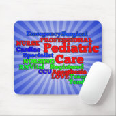 PÄDIATRISCHE PFLANZENKRANKENWÖRTER MOUSEPAD (Mit Mouse)