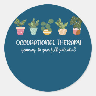Pädiatrische Therapie Runder Aufkleber