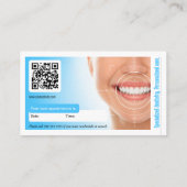 Pädiatrische Zahnärztin | Zahnarztpraxis Visitenkarte (Rückseite)