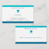 Pädiatrische Zahnärztin | Zahnarztpraxis Visitenkarte (Vorne/Hinten)