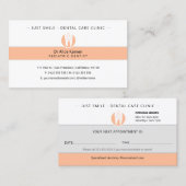 Pädiatrische Zahnärztin | Zahnarztpraxis Visitenkarte (Vorne/Hinten)