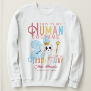 Pädiatrische Zahnarztkleidung Ich bin eine Zahnfee Sweatshirt