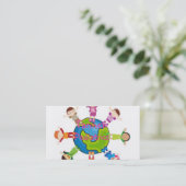 Pädiatrischer Arzt Visitenkarte (Stehend Vorderseite)