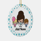 Pädiatrischer Familienarzt Keramik Ornament (Rechts)