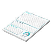 Pädiatrischer Therapeut Notepad - 5x5" x6" 40 Seit Notizblock (Rotiert)
