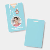 Pädiatrisches Foto Ausweis (Vorder- & Rückseite)