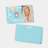 Pädiatrisches Foto Ausweis (Front & Back)