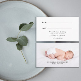 Pädiatrisches Foto Terminkarte