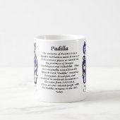 Padilla Familien-Wappen Tasse (Mittel)