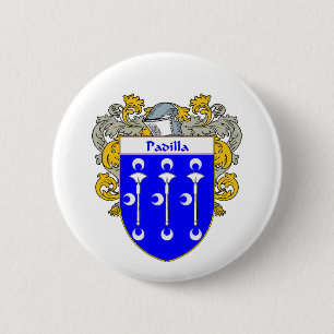 Padilla Wappen/Familienwappen (überzogen) Button