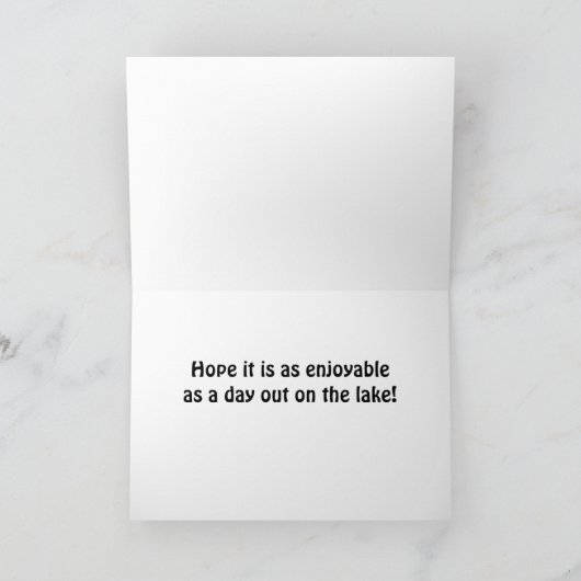 **PADING BY TO WISSEN YOU A FAPPY BIRTHDAY** CARD KARTE (Innenseite)