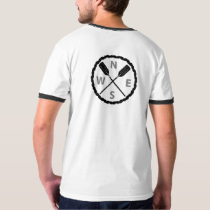 Padle On Explorer Design - Men's Basic Ringer T-S T-Shirt