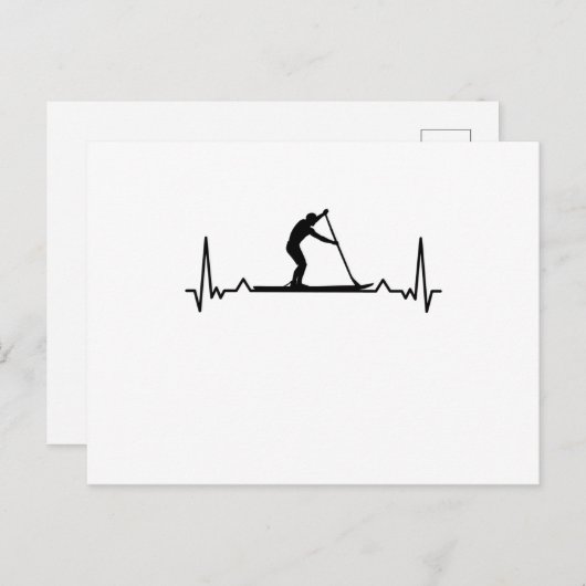 Padleboarding-Geschenk für Paddelfischer Postkarte (Vorne/Hinten)