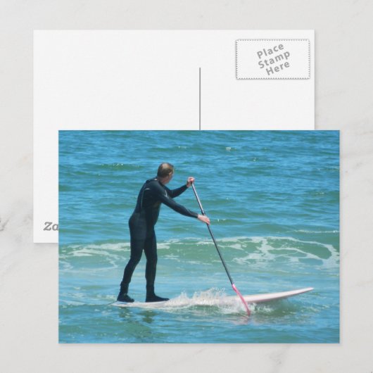Padleboarding Postkarte (Vorne/Hinten)