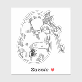 Padlock Aufkleber