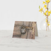 Padlock Karte (Gelbe Blume)