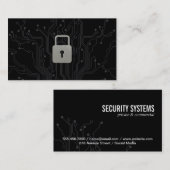 Padlock | Schalttafel II Visitenkarte (Vorne/Hinten)