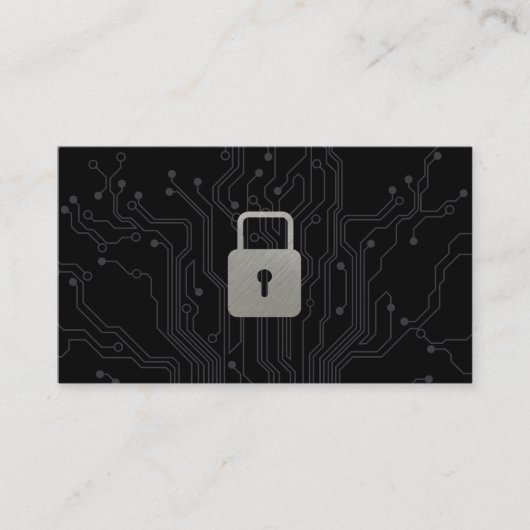 Padlock | Schalttafel II Visitenkarte (Vorderseite)