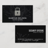 Padlock | Schalttafel Visitenkarte (Vorne/Hinten)