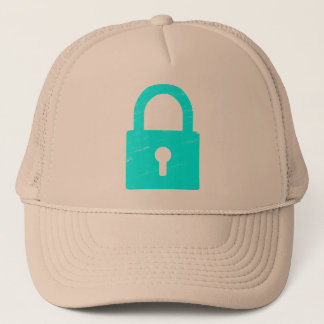 Padlock Textured - Verschiedene Farben verfügbar Truckerkappe