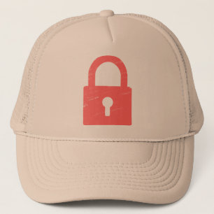 Padlock Textured - Verschiedene Farben verfügbar Truckerkappe