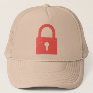 Padlock Textured - Verschiedene Farben verfügbar Truckerkappe