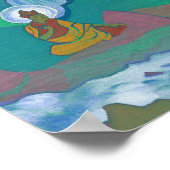 Padma Sambhava, 1924 von Nicholas Roerich Poster (Ecke)