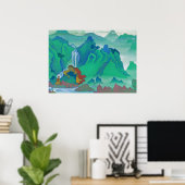 Padma Sambhava, 1924 von Nicholas Roerich Poster (Heimbüro)