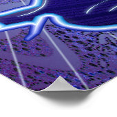 Padma Sambhava Radiant Lila Poster (Ecke)