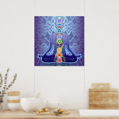 Padma Sambhava Radiant Lila Poster (Küche)