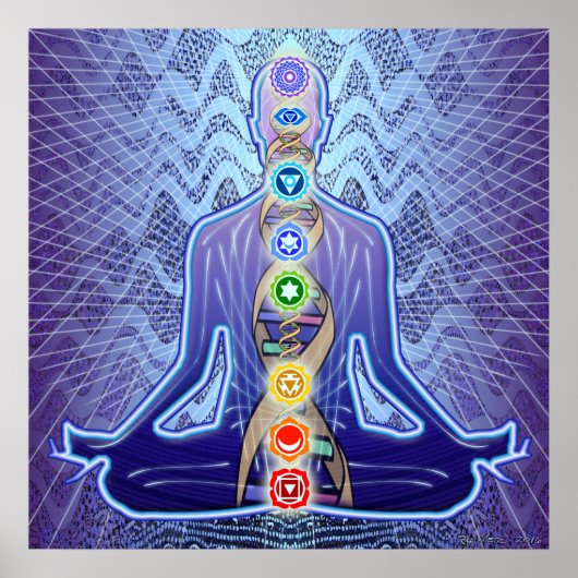 Padma Sambhava Radiant Lila Poster (Vorne)