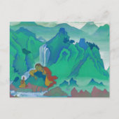 Padma Sambhava von Nicholas Roerich Feiertagspostkarte (Vorderseite)