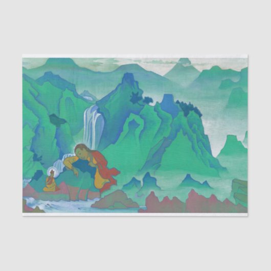 Padma Sambhava von Nicholas Roerich Seidenpapier (Vorderseite)