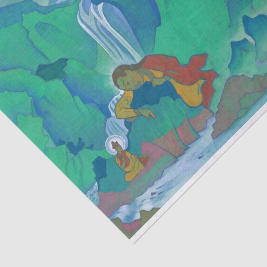 Padma Sambhava von Nicholas Roerich Seidenpapier (Ausschnitt)