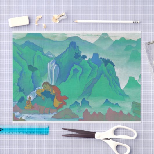 Padma Sambhava von Nicholas Roerich Seidenpapier (Handwerk)