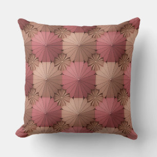 Padma Strahlendes Grid 3D Batik Motiv Kissen