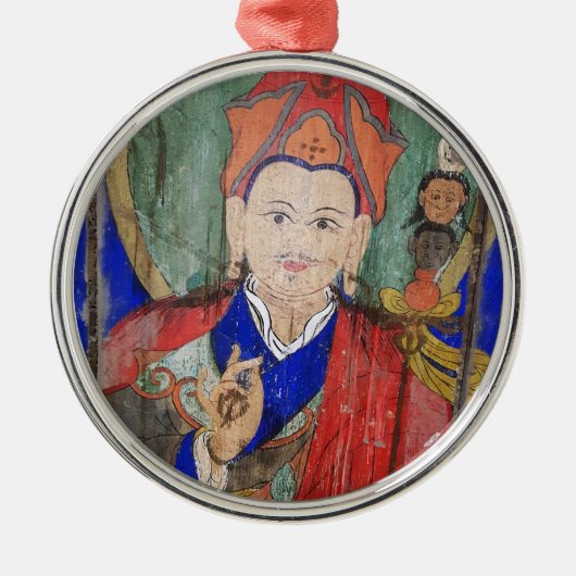 Padmasambhava Buddha, Dharma, Nepal Ornament Aus Metall (Vorne)