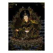 Padmasambhava Guru Rinpoche Buddhist Thangka Poster (Vorderseite)