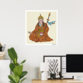 Padmasambhava (Guru Rinpoche) Poster (Heimbüro)