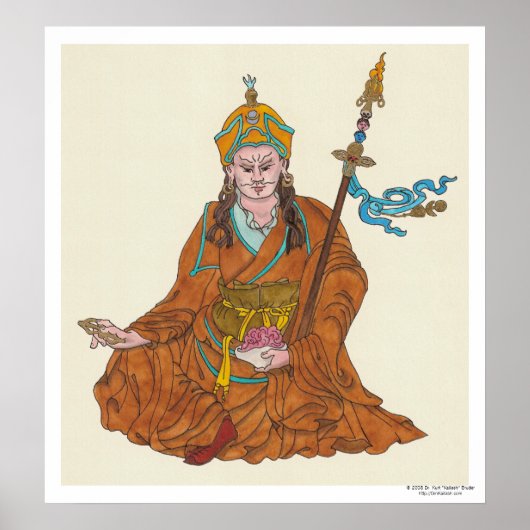Padmasambhava (Guru Rinpoche) Poster (Vorne)