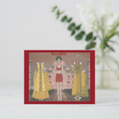 Padmini von India Paper Doll Postcard Postkarte (Stehend Vorderseite)