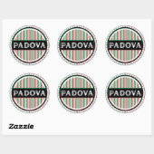 Padova City Pride Emblem – Italian Identity Runder Aufkleber (Blatt)