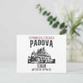 Padova Postkarte (Stehend Vorderseite)