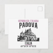 Padova Postkarte (Vorne/Hinten)