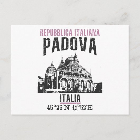 Padova Postkarte (Vorderseite)