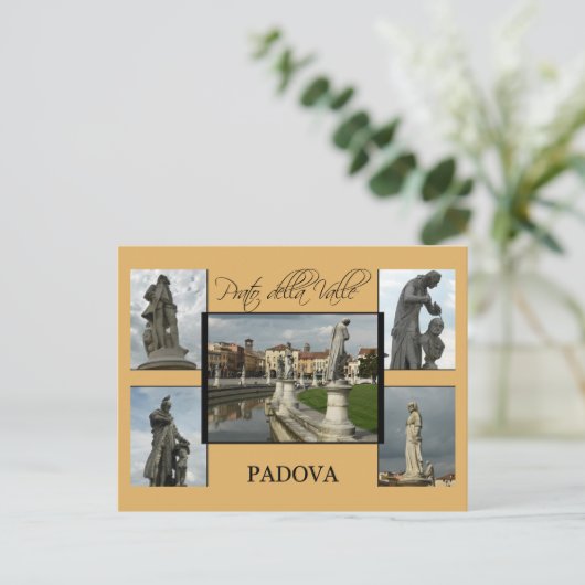 Padova Tourist Card - Prato della Valle Postkarte (Stehend Vorderseite)