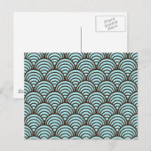 Padrão em forma geometrica postkarte (Vorne/Hinten)