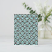 Padrão em forma geometrica postkarte (Stehend Vorderseite)