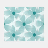Padrão floral verde. fleecedecke (Vorderseite (Horizontal))