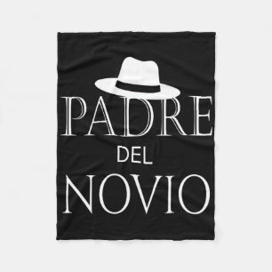 Padre del Novio Spanischer Vater des Grooms Weddin Fleecedecke